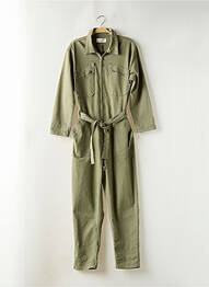 Combi-pantalon poches manches 3/4 vert ACQUAVERDE femme