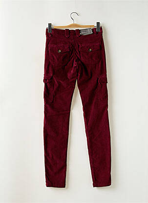 Pantalon slim stretch taille normale rouge BERENICE'S femme