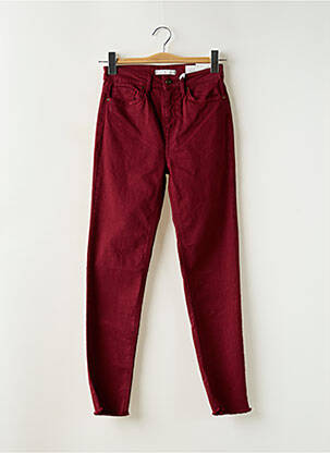 Jeans skinny taille haute taille haute rouge TOMMY HILFIGER femme