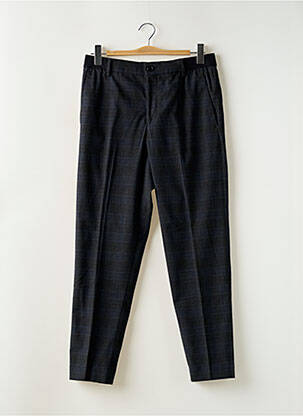 Pantalon chino imprimé imprimé prince de galle taille normale gris SELECTED homme