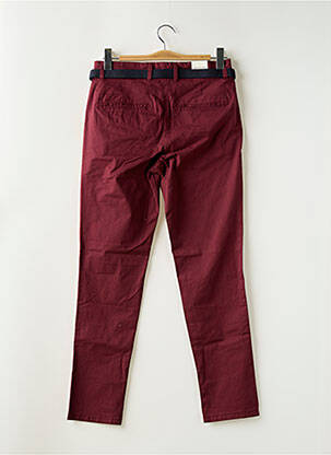 Pantalon chino bio taille normale rouge SELECTED homme