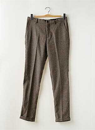 Pantalon chino poches taille normale marron SELECTED homme