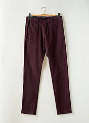 Pantalon chino violet SCOTCH & SODA pour homme seconde vue