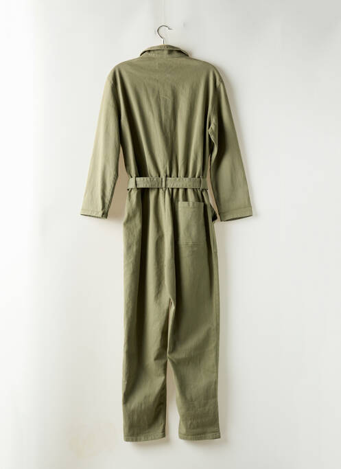 Combi-pantalon poches manches 3/4 vert ACQUAVERDE femme