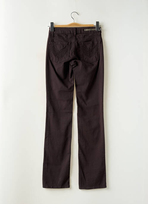 Pantalon droit stretch taille basse gris CORLEONE femme