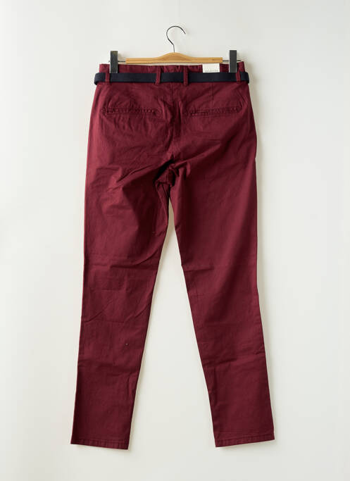 Pantalon chino rouge SELECTED pour homme