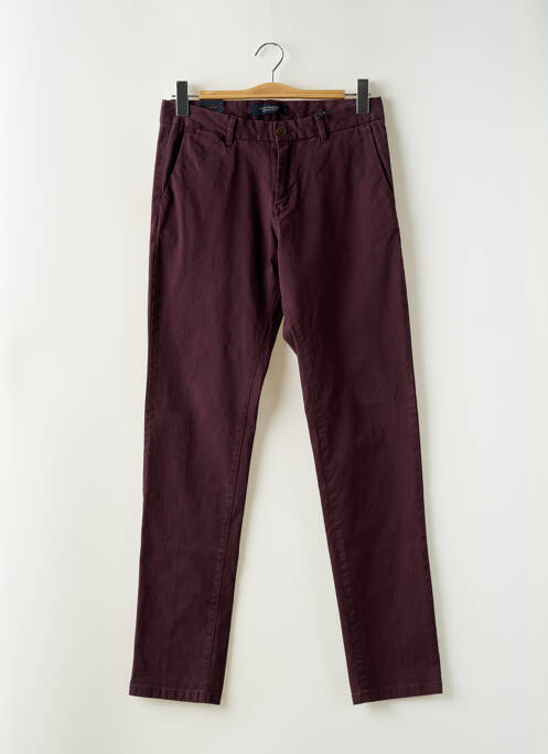 Pantalon chino violet SCOTCH & SODA pour homme