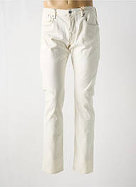 Jeans coupe slim fermeture boutonnée sur le devant taille normale beige SCOTCH & SODA homme