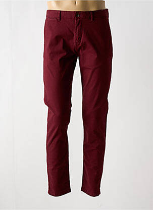Pantalon chino stretch taille normale rouge SCOTCH & SODA homme