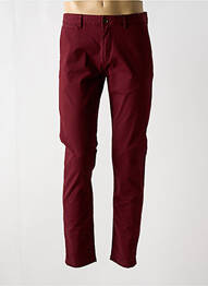 Pantalon chino stretch taille normale rouge SCOTCH & SODA homme