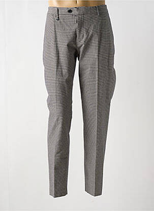 Pantalon chino fermeture zippée sous rabat avec crochet taille normale gris ANTONY MORATO homme