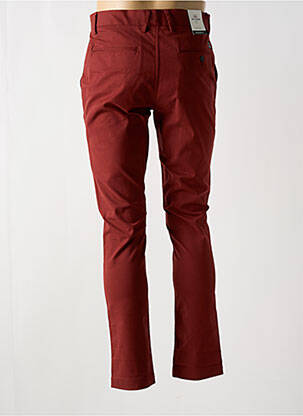 Pantalon chino tissage popeline taille normale orange BEN SHERMAN homme