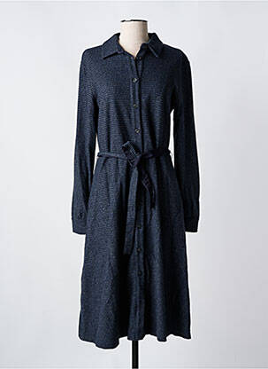 Robe mi-longue manches longues manches longues bleu WEEKEND MAXMARA femme