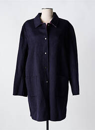 Manteau long fermeture pressionnée sans capuche violet GERARD DAREL femme