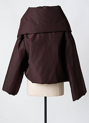 Doudoune poches sans capuche marron M femme