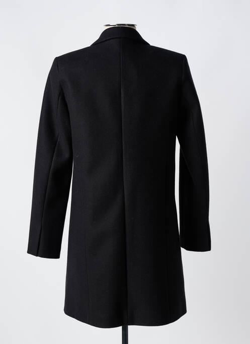 Manteau long noir JANIS & JOHN pour femme