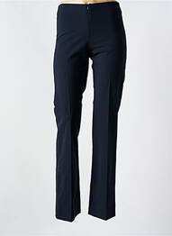 Pantalon slim slim taille haute bleu MAZAO femme