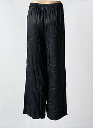 Pantalon large fermeture zippée sous rabat boutonné taille normale noir AN' GE femme
