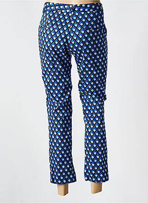 Pantalon 7/8 tissage popeline taille normale bleu GERARD DAREL femme