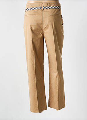 Pantalon chino tissage popeline taille normale marron GERARD DAREL femme