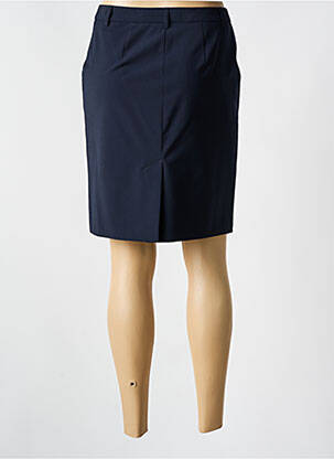 Jupe mi-longue coupe droite bleu PABLO GERARD DAREL femme