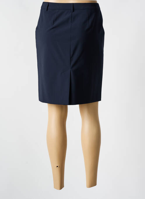 Jupe mi-longue coupe droite bleu PABLO GERARD DAREL femme