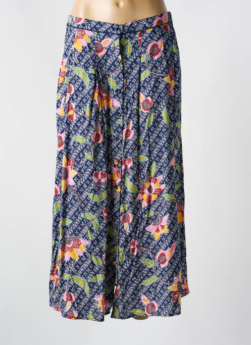Jupe longue bleu IDANO pour femme