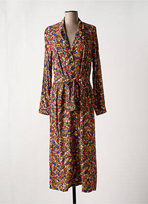 Robe longue manches longues manches longues marron KING LOUIE femme