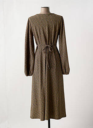 Robe longue manches longues manches longues beige KING LOUIE femme