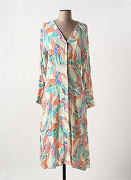 Robe longue manches longues manches longues beige NUMPH femme
