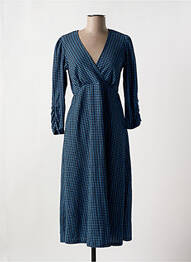 Robe mi-longue manches 3/4 manches 3/4 bleu COMPAÑIA FANTASTICA femme