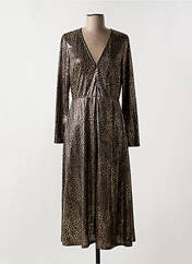 Robe longue marron TRAFFIC PEOPLE pour femme seconde vue