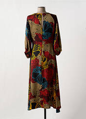 Robe longue rouge TRAFFIC PEOPLE pour femme seconde vue