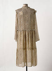 Robe mi-longue beige CHERRY PARIS pour femme seconde vue