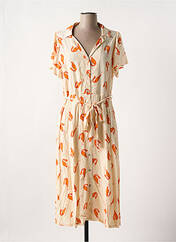 Robe mi-longue beige COMPAÑIA FANTASTICA pour femme seconde vue