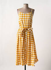 Robe mi-longue jaune COMPAÑIA FANTASTICA pour femme seconde vue