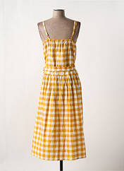 Robe mi-longue jaune COMPAÑIA FANTASTICA pour femme seconde vue