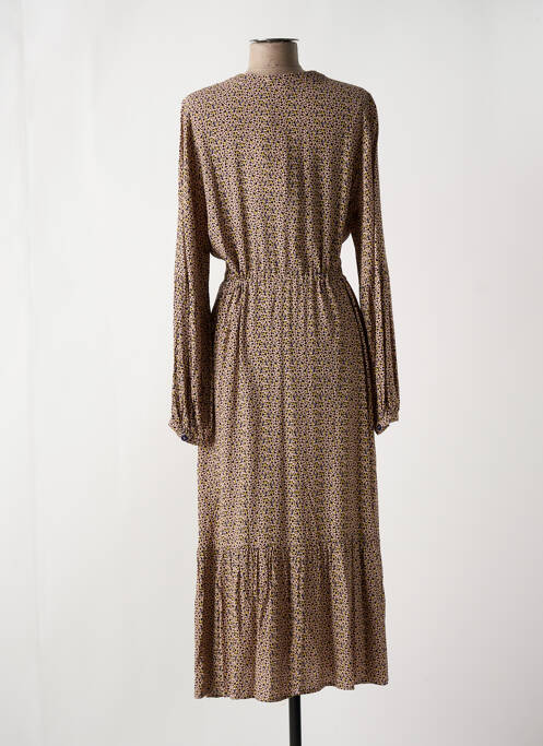 Robe longue manches longues manches longues rose NUMPH femme