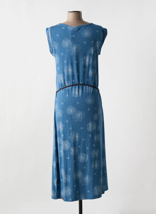Robe longue manches courtes manches courtes bleu RAGWEAR femme