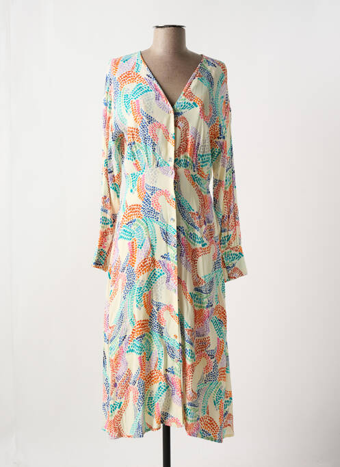 Robe longue beige NUMPH pour femme