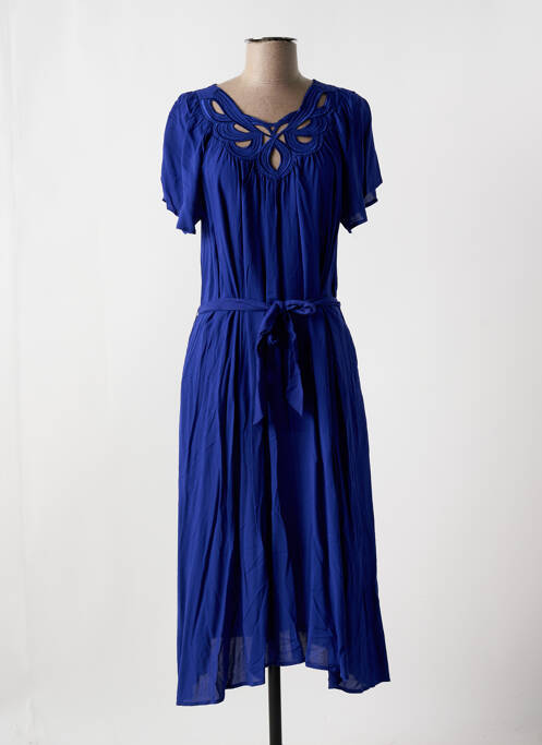 Robe longue bleu KING LOUIE pour femme