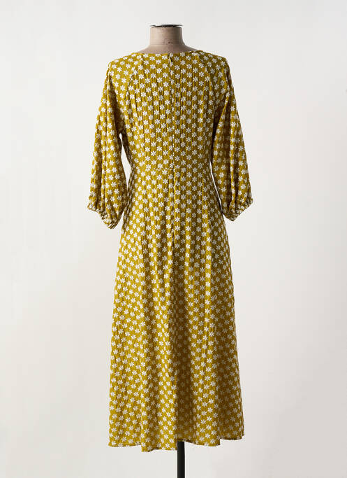 Robe longue vert TRAFFIC PEOPLE pour femme