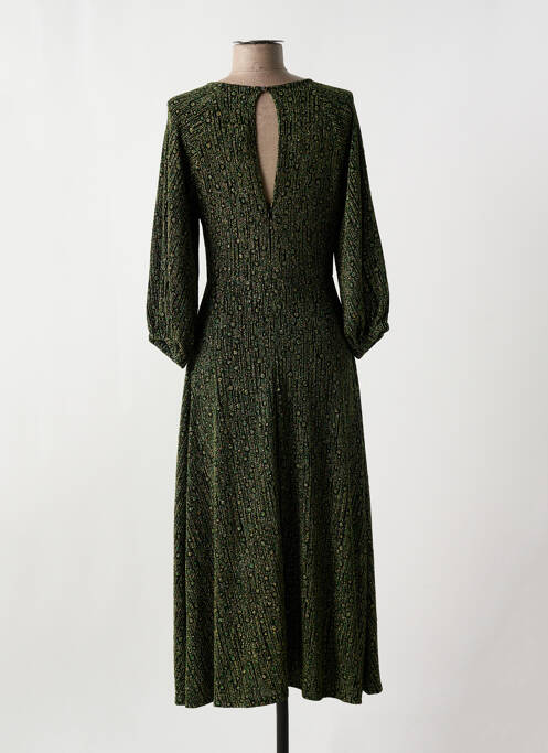 Robe longue vert TRAFFIC PEOPLE femme