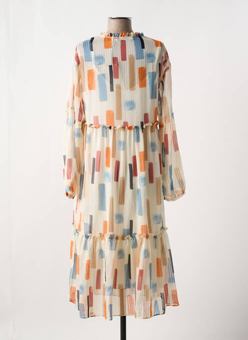 Robe mi-longue beige NUMPH pour femme