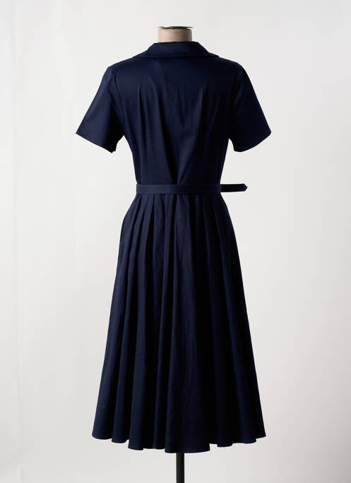 Robe mi-longue bleu COLLECTIF pour femme