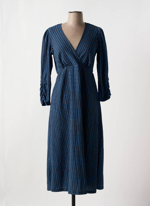 Robe mi-longue bleu COMPAÑIA FANTASTICA pour femme