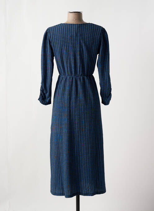 Robe mi-longue bleu COMPAÑIA FANTASTICA pour femme