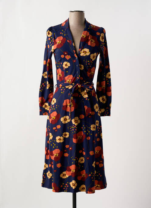 Robe mi-longue bleu KING LOUIE pour femme