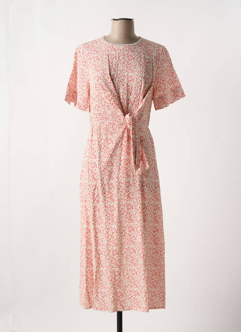 Robe mi-longue rouge CHERRY PARIS pour femme