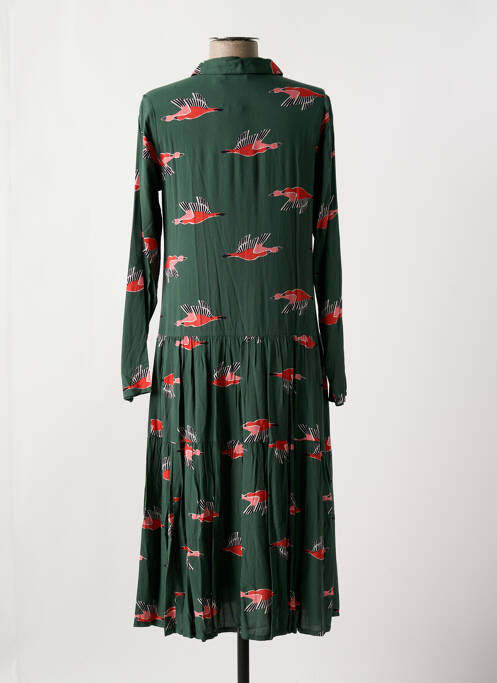 Robe mi-longue vert COMPAÑIA FANTASTICA pour femme